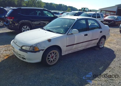 1992 Honda Civic Dx из США, поврежденный, VIN 1HGEG8541NL059707